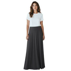 J.Jill Maxi Skirt Women's Size Medium in Gray